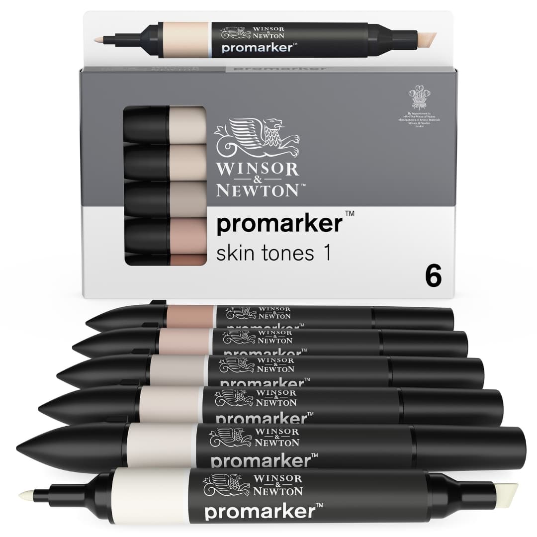 WN ProMarker - 6 Skin Tones Set 1