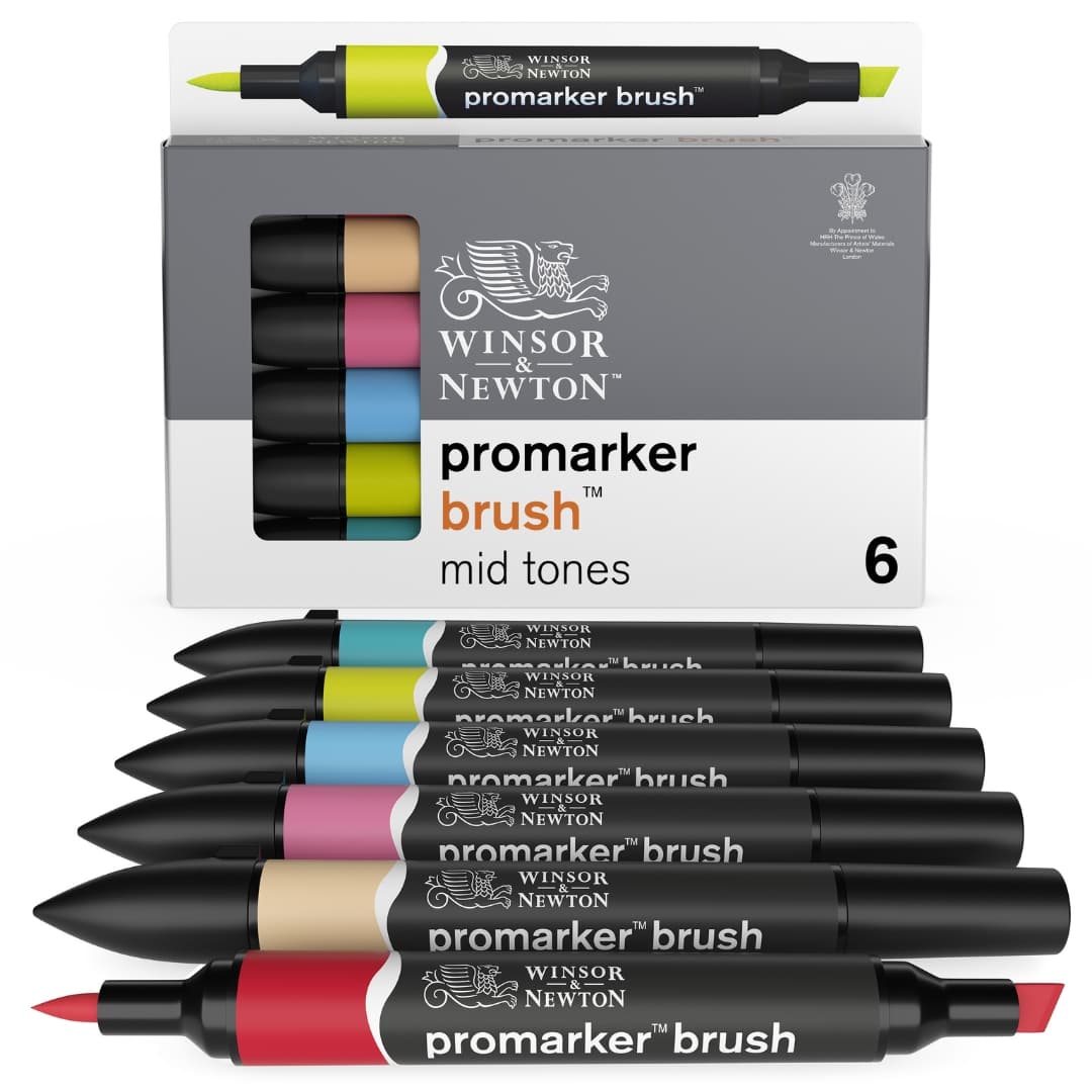 WN BrushMarker 6 Mid Tones
