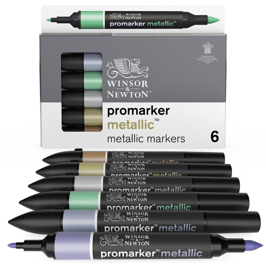 WN ProMarker - Metallic 6 Set