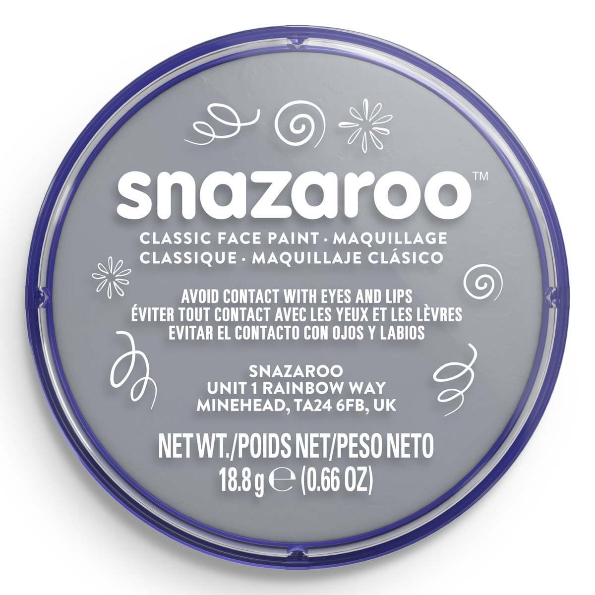 Snazaroo - Classic 18ml - Dark Grey