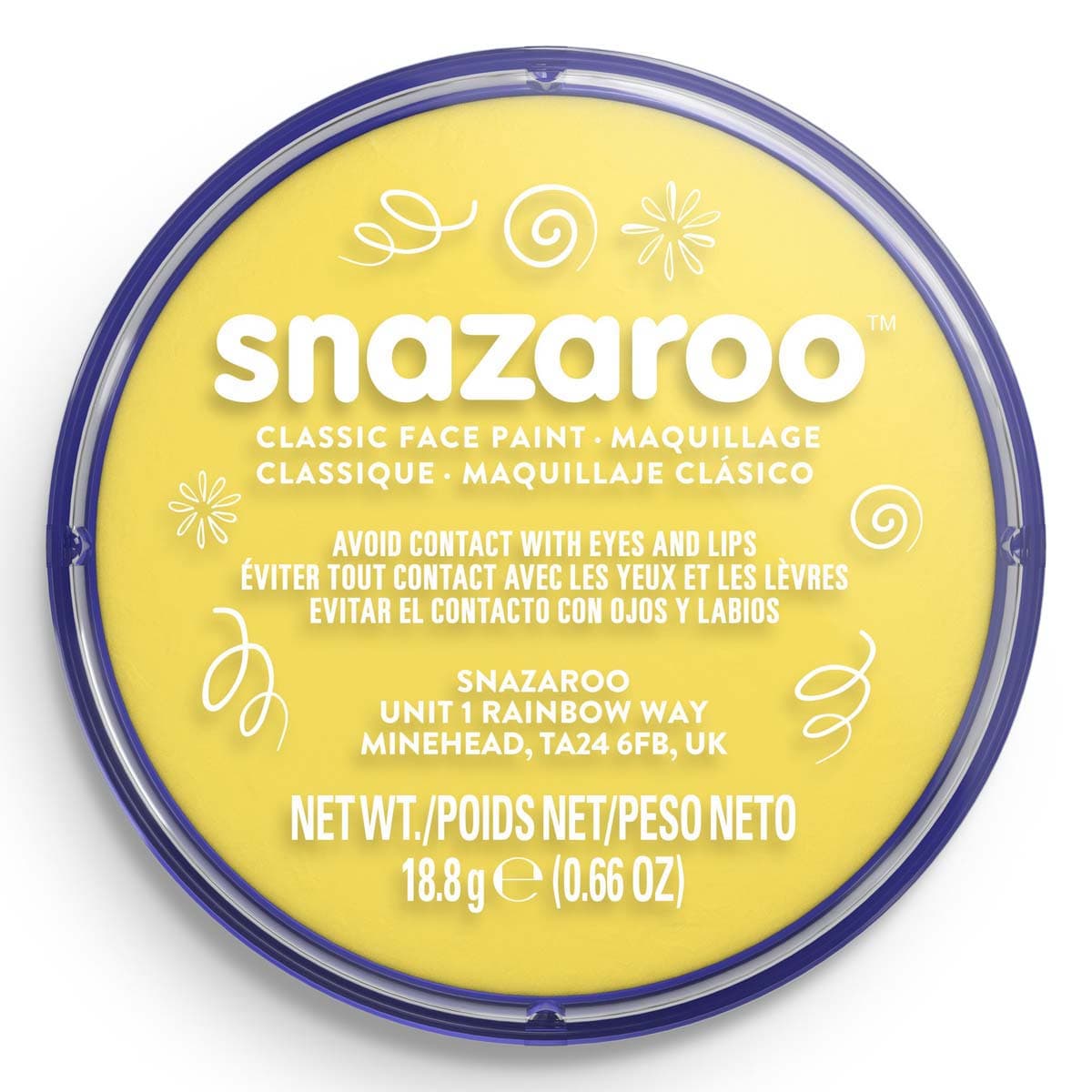 Snazaroo - Classic 18ml - Bright Yellow