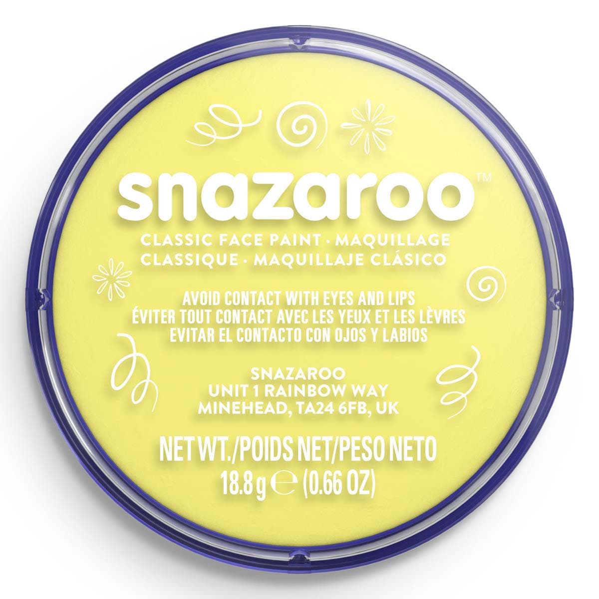 Snazaroo - Classic 18ml - Pale Yellow