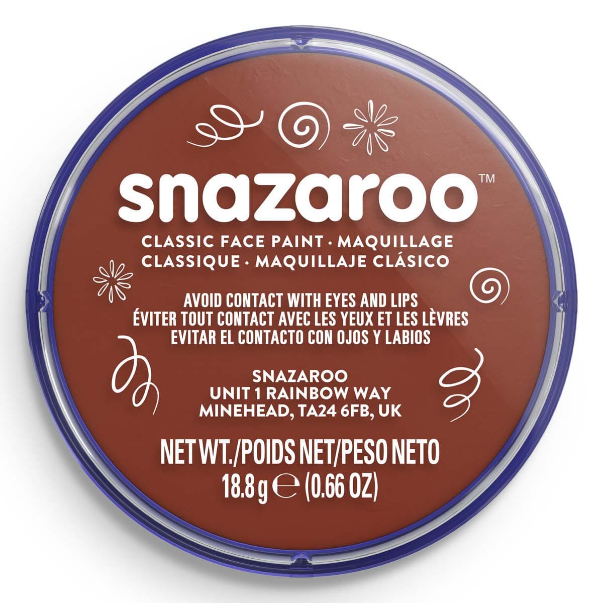 Snazaroo - Classic 18ml - Rust Brown