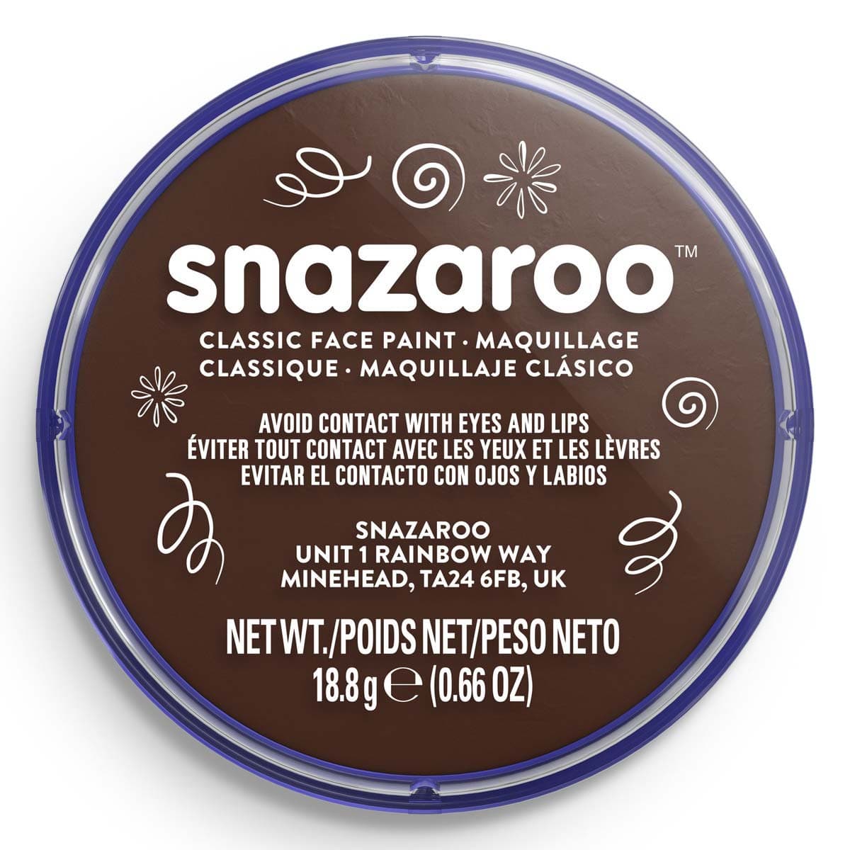 Snazaroo - Classic 18ml - Dark Brown