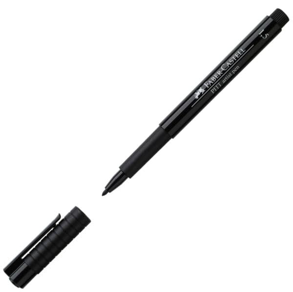 PITT ARTIST PEN BLACK BULLET TIP NIB 1.5