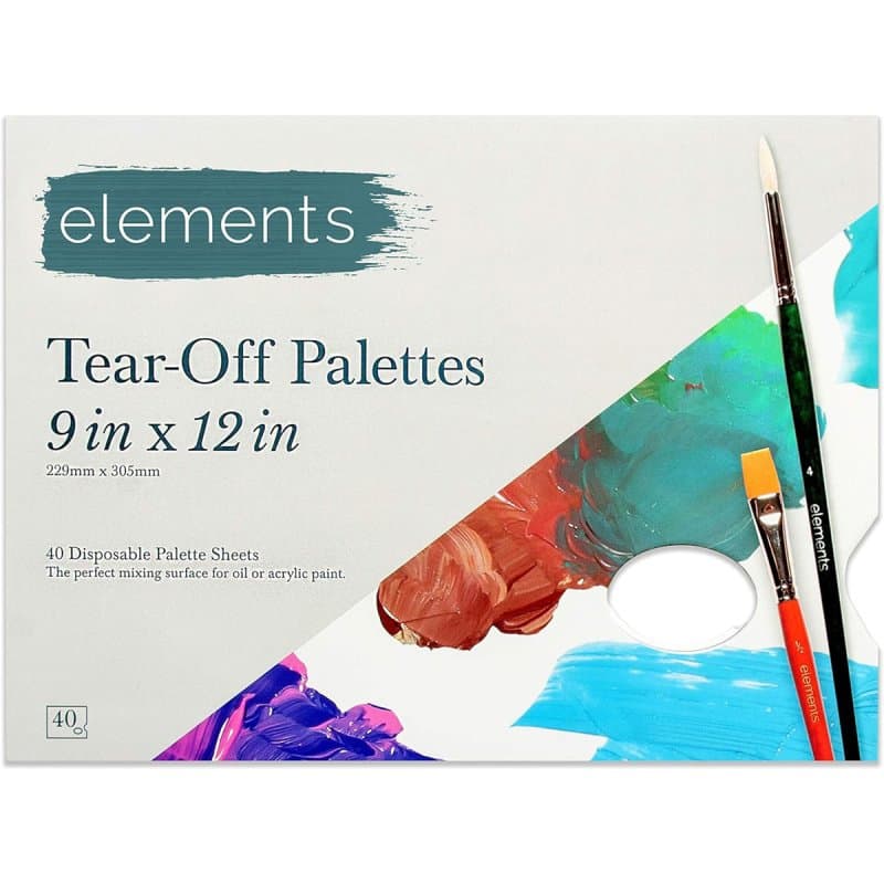 Elements Tear Off Palette 9 x12 ,40 sheets