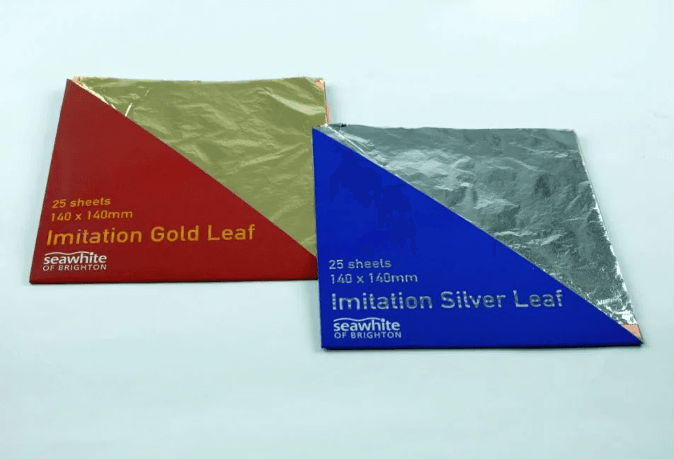 Imitation Silver Leaf - 25 sheet pack
