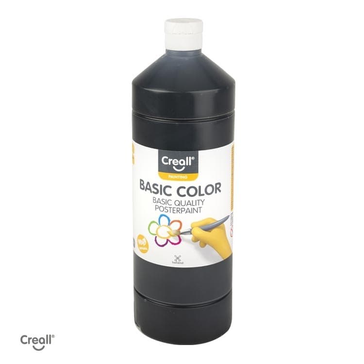 Creall Poster Paint 1000ml Black