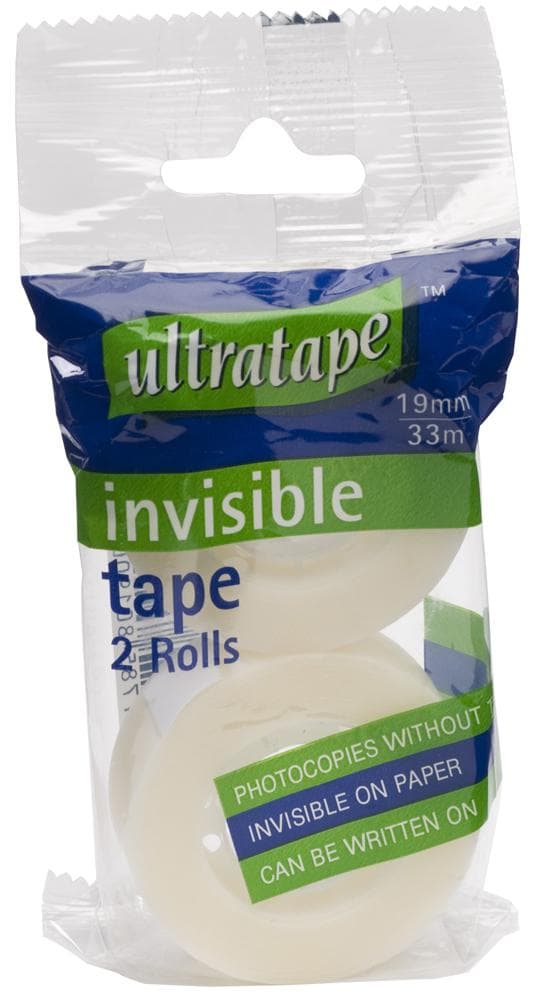 Ultratape Invisible tape 2 Rolls 19mmX33m
