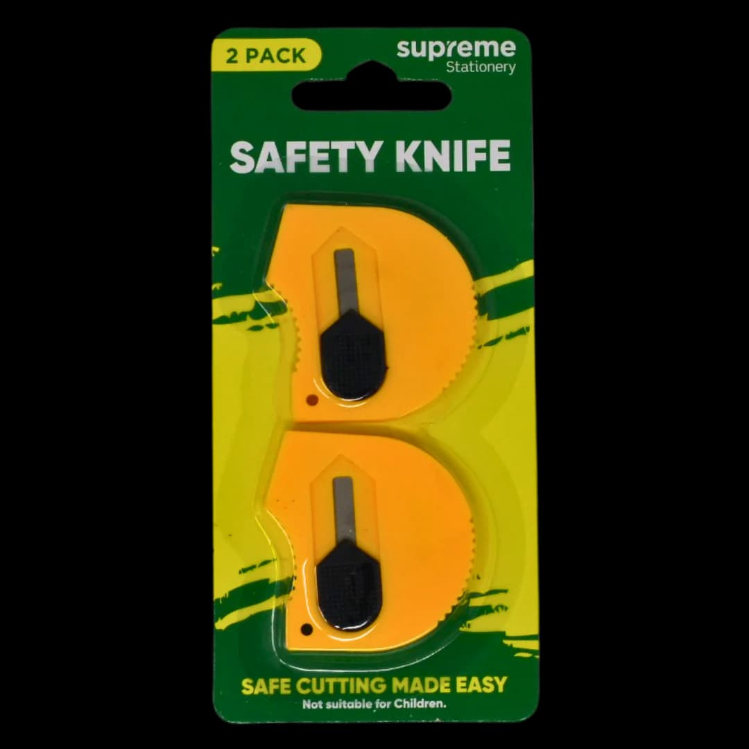 SAFETY KNIFE 2 PACK CARD