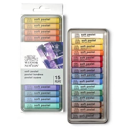 Winsor & Newton Fine Artists' Soft Pastels - Assorted Set of 15 Sticks