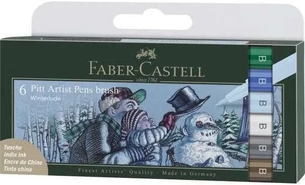 PITT ARTIST PEN BRUSH WINTERLUDE WLT 6