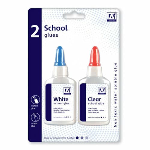 A Stationery 2 Set School Glues