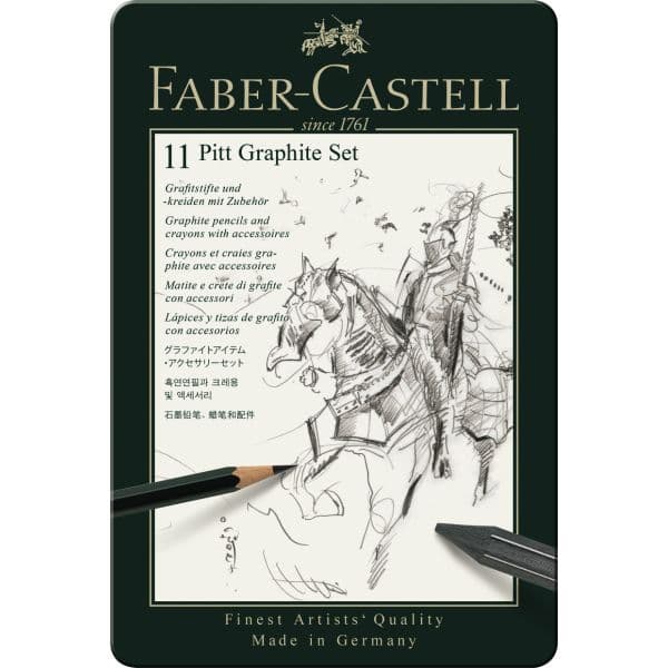 PITT GRAPHITE SET TIN OF 11