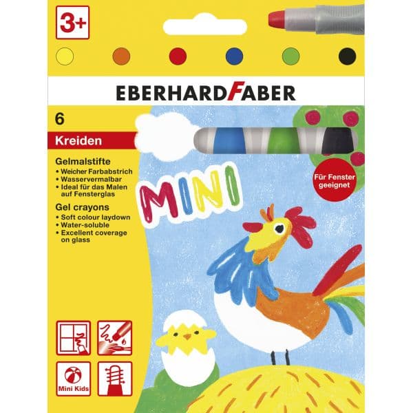 GEL CRAYONS BOX OF 6