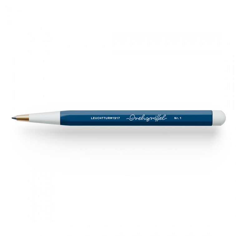 Drehgriffel No.1, Indigo Gelpen with black ink