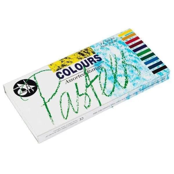 COLOUR PASTELS SET BOX 12