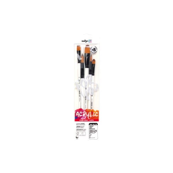 Darwi Set of 5 Medium Brushes