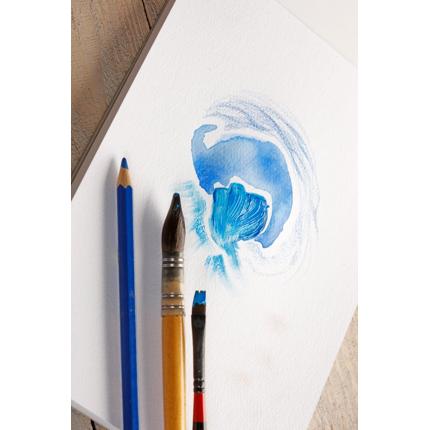 Clairefontaine Paint'On with Grain Glued Pads A5 20 Sheets 250g - Image 2