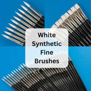 Seawhite White Synthetic Brushes