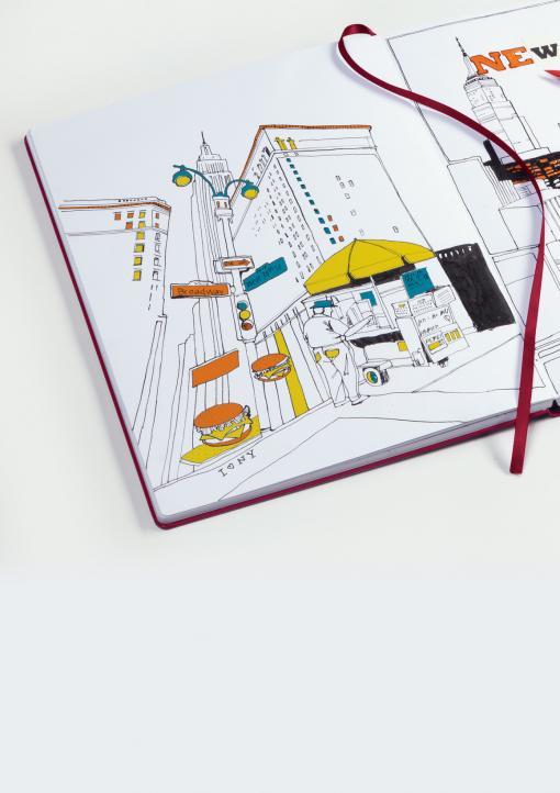 Sketchbook Master (A4+), 112 pages, 150g/m² paper, plain, Lemon - Image 4