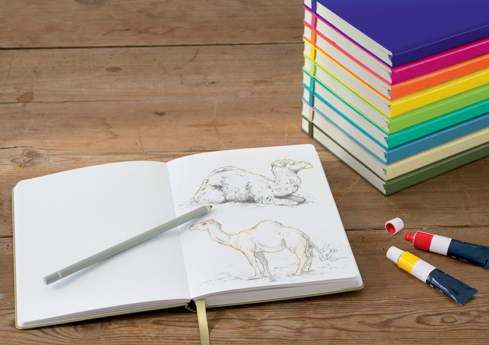 Sketchbook Master (A4+), 112 pages, 150g/m² paper, plain, Lemon - Image 3
