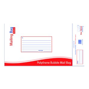 Polythene Bubble Mail Bag 180mm x 265mm